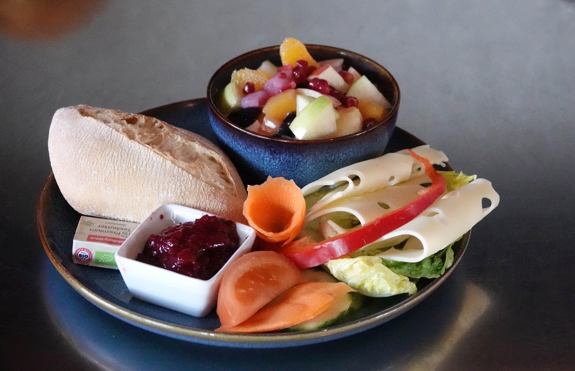 Gesundes Frühstück im Einstein Restaurant Ulm